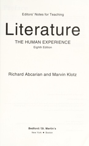 Book cover for Literature