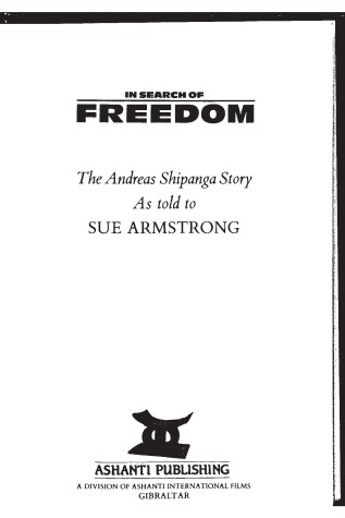 Book cover for In Search of Freedom