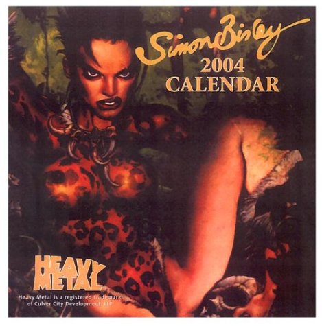 Book cover for Art of Simon Bisley 2004 Calendar