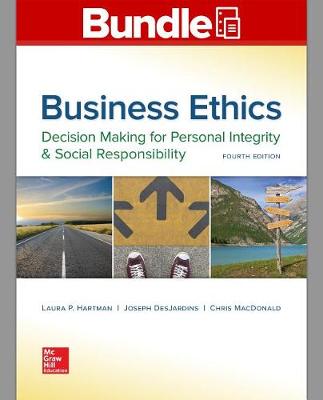 Book cover for Gen Combo Looseleaf Business Ethics: Decision Making; Connect Access Card