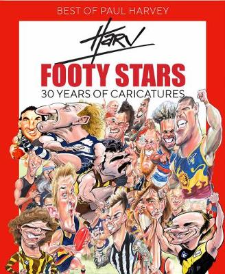 Book cover for Best of Paul Harvey Footy Stars