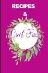 Book cover for Recipes & Cunt Face