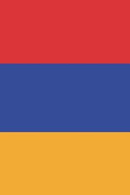 Book cover for Armenia Flag Notebook - Armenian Flag Book - Armenia Travel Journal