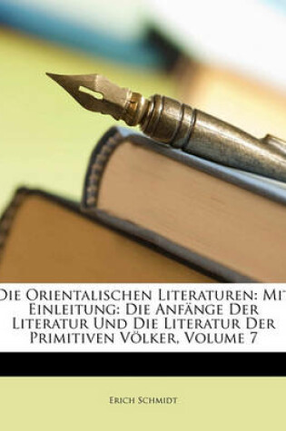 Cover of Die Orientalischen Literaturen.