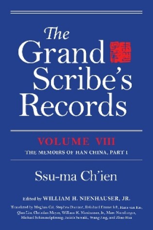 Cover of The Grand Scribe's Records, Volume VIII