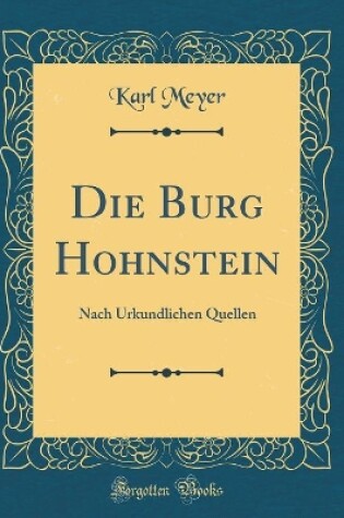 Cover of Die Burg Hohnstein