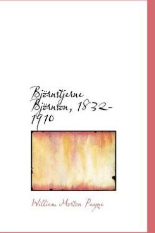 Cover of BJ Rnstjerne BJ Rnson, 1832-1910