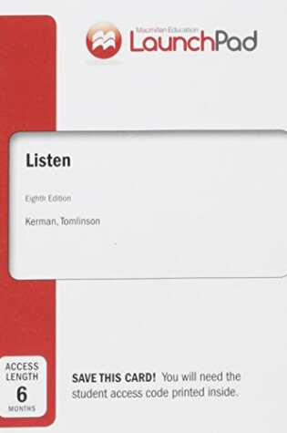 Cover of Launchpad for Listen (Six Month Access)