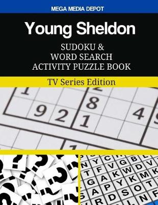 Book cover for Young Sheldon Sudoku and Word Search Activity Puzzle Book