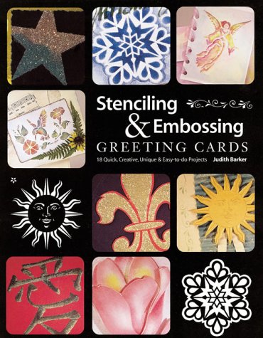 Book cover for Stenciling & Embossing Greeting Cards