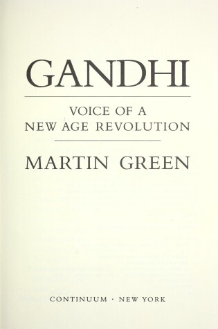 Cover of Gandhi