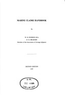 Book cover for Marine Claims Handbook