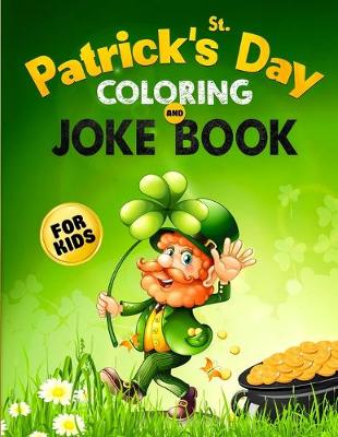 Book cover for St. Patrick's Day Coloring and Jokes