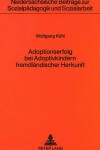 Book cover for Adoptionserfolg Bei Adoptivkindern Fremdlaendischer Herkunft