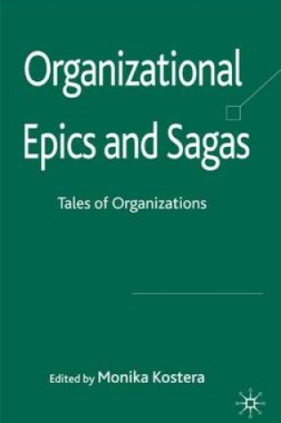 Cover of Organizational Epics and Sagas