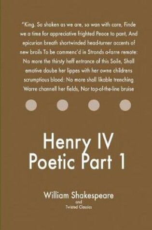 Cover of Henry IV Poetic Part 1