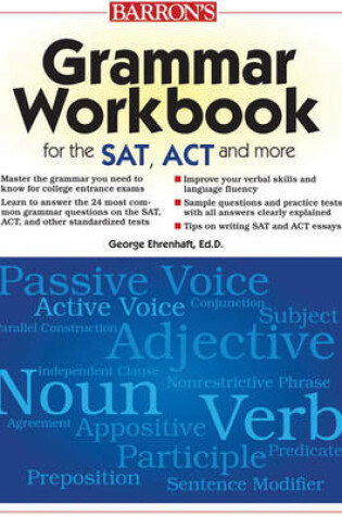 Cover of Grammar Workbook for the Sat, Act and More