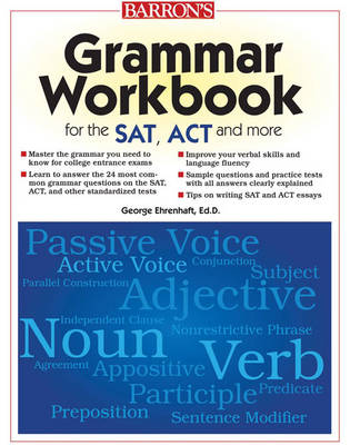 Book cover for Grammar Workbook for the Sat, Act and More