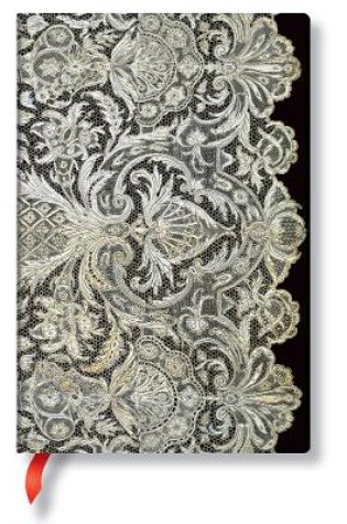 Cover of Ivory Veil (Lace Allure) Mini Lined Hardcover Journal (Elastic Band Closure)