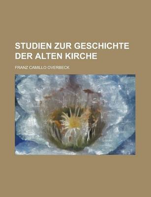 Book cover for Studien Zur Geschichte Der Alten Kirche