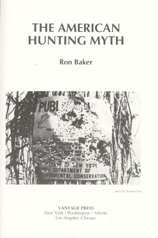 Cover of The American Hunting Myth