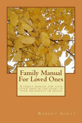 Book cover for Family Manual for Loved Ones