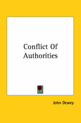 Cover of Conflict of Authorities