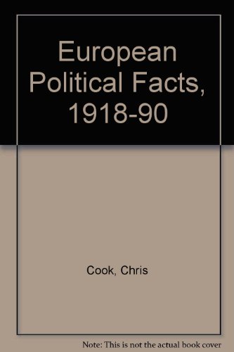 Book cover for European Political Facts, 1918-90