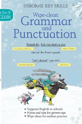 Cover of Wipe-Clean Grammar & Punctuation 8-9