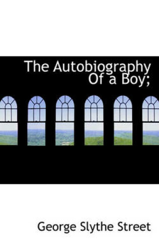 Cover of The Autobiography of a Boy;