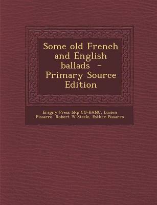 Book cover for Some Old French and English Ballads