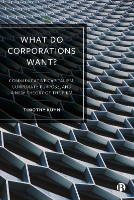 Book cover for What Do Corporations Want?