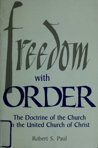 Book cover for Freedom with Order