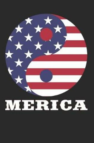 Cover of Merica Yin Yang 4th of July USA American Flag Patriotic
