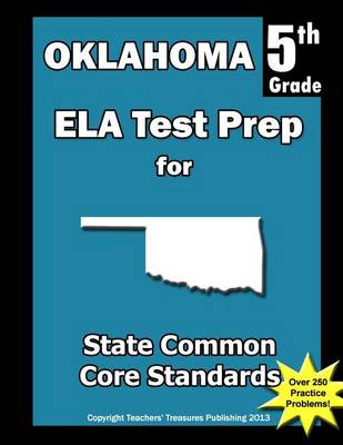Book cover for Oklahoma 5th Grade ELA Test Prep