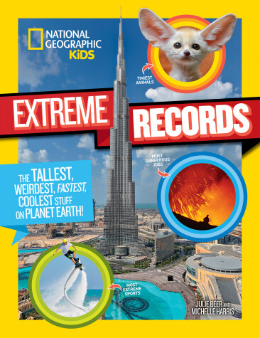 Book cover for National Geographic Kids Extreme Records