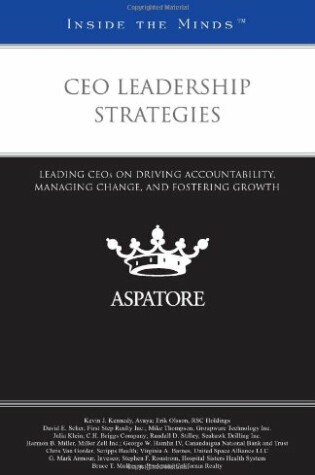 Cover of CEO Leadership Strategies