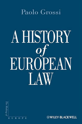 Cover of A History of European Law
