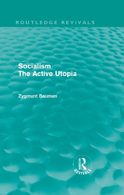 Book cover for Socialism the Active Utopia (Routledge Revivals)