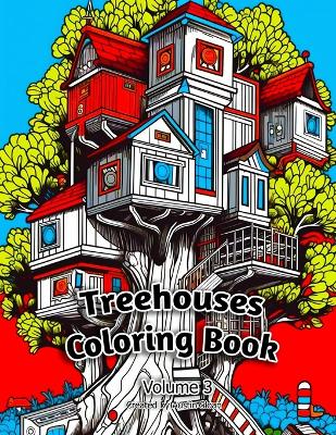 Book cover for Treehouses Coloring Book