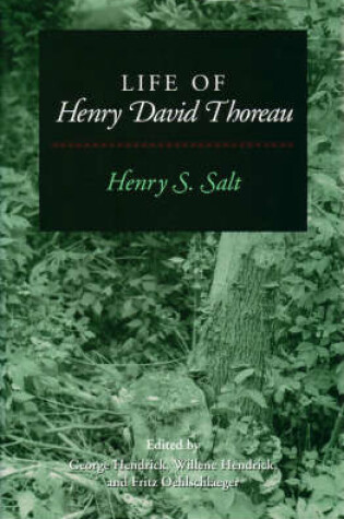 Cover of Life of Henry David Thoreau