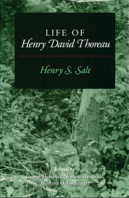 Book cover for Life of Henry David Thoreau