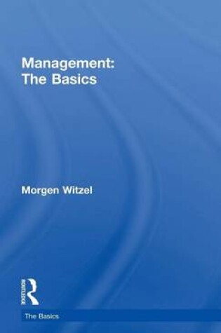Cover of Management: The Basics