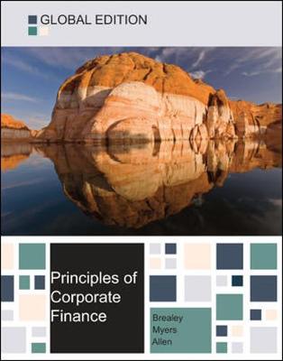 Book cover for Principles of Corporate Finance Global Edition by Brealey, Myers and Allen