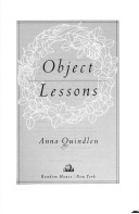 Book cover for Object Lessons