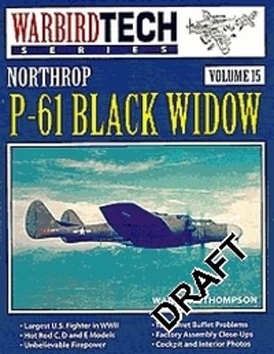 Cover of WarbirdTech 15: Northrop P-61 Black Widow