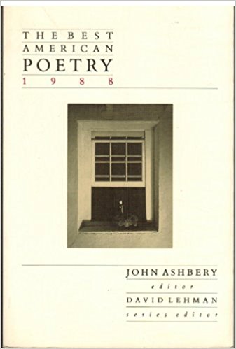 Book cover for The Best American Poetry, 1988