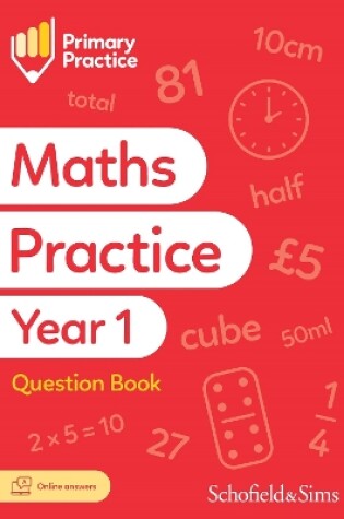 Cover of Primary Practice Maths Year 1 Question Book, Ages 5-6
