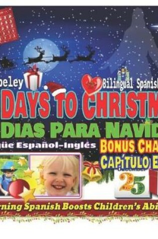 Cover of 25 Days to Christmas. Bilingual Spanish-English. Bonus Chapter