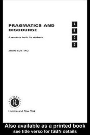 Cover of Pragmatics and Discourse